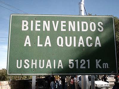 DISTANCIAS (LA QUIACA)