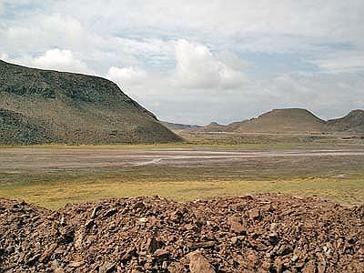 VISTA DEL VALLE Y RIO DE LAS BURRAS