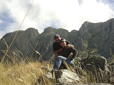 En la base de Cerro Ventana