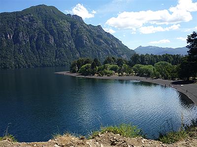Playa Lago Paimun, Parque Nacional Lanin