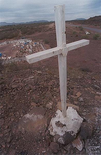 Cementerio cerca de Los Baldecitos