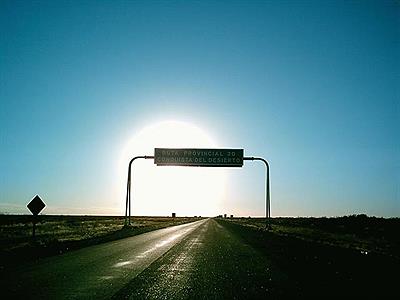 Ruta del Desierto sentido a Buenos Aires