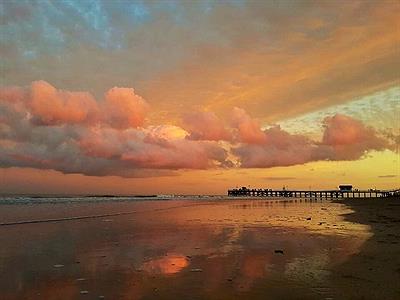 Atardecer en la playa