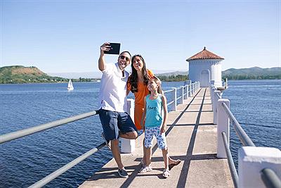 Selfie Torre Embalse de Calamuchita