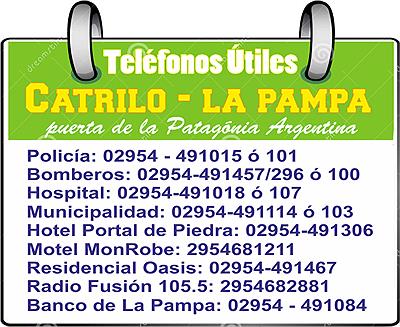 Teléfonos Útiles Catriló