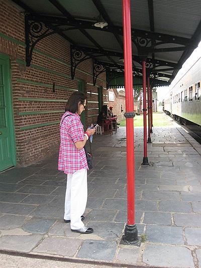En la Estación de Ferrocarril