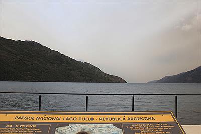 Incendio en el Lago Puelo