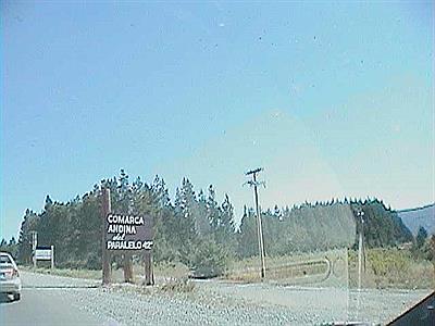 Indicación del paralelo 42