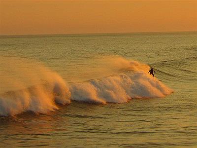 En la playa de Necochea