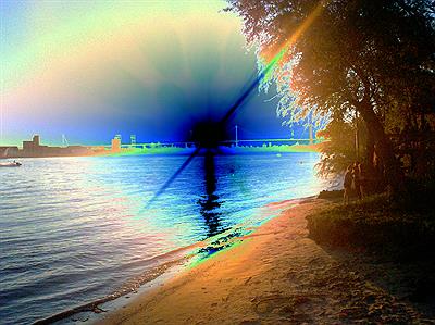 Playa del camping Las Tejas