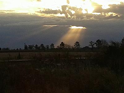 Atardecer en Rafaela