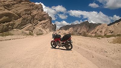 Quebrada del Viento en YBR 250