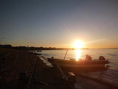 Atardecer en Paso de la Patria, Corrientes