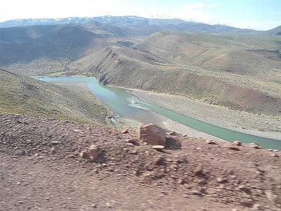 Rio el Huecu, en Neuquén (Ruta Provincial 21)