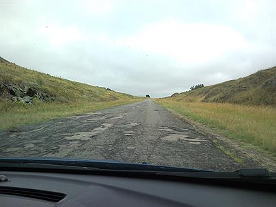 Ruta 76, camino a Sierra de la Ventana