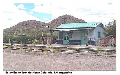 Sierra Colorada RN Argentina Estación de tren