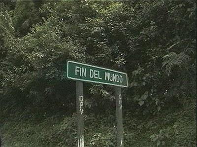 Extraño cartel sobre la RP 307