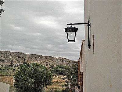 Vista a lo lejos del cementerio