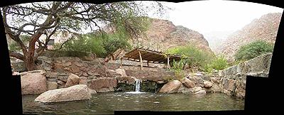 Panorámica de las termas