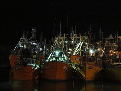El Pintoresco Puerto de Playa Unión, en Chubut.