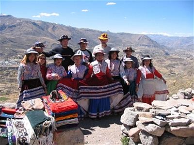 en cañon del colca - Arequipa
