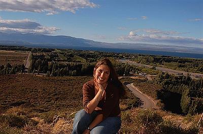 Vista del pueblo y del Lago Buenos Aires