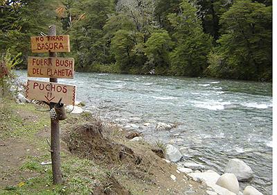 Cartel antiglobalización