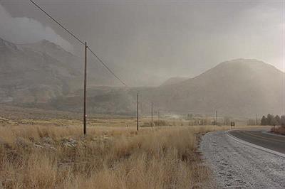 Ceniza del Volcán Chaiten sobre Esquel