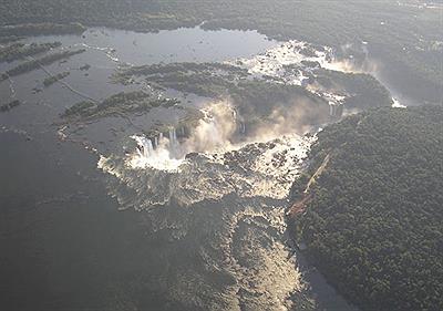 Garganta del Diablo. Vista aérea