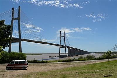 Puente Victoria, desde Rosario