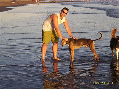 Playa cercana al Camping Americano