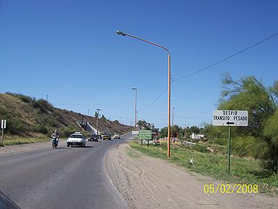Ruta 3 entrada a la ciudad.