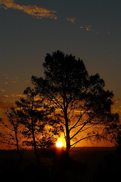 Atardecer en la sierra