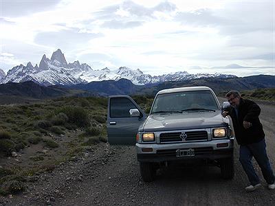 saliendo del Chalten