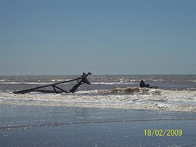 Barco hundido Brasur