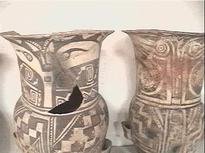 Alfarería expuesta en el museo