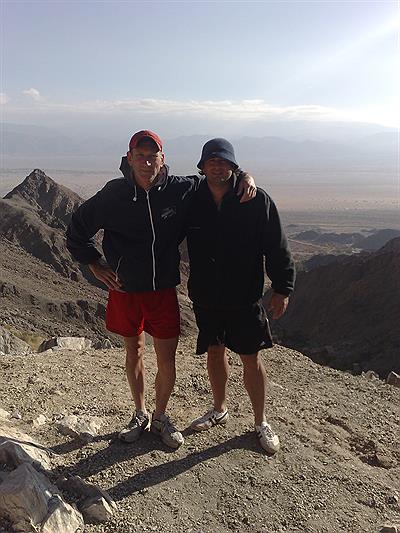 En el mirador de las termas