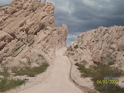corte en el canion