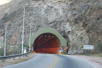 Ruta 75. Proximo al Dique El Sauzal