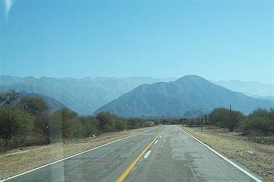 Ruta 40 cerca de Belén