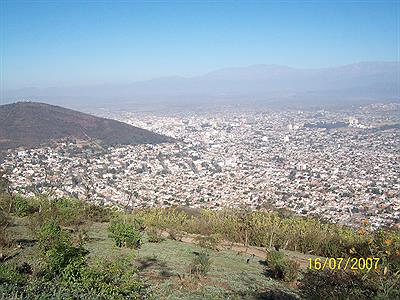 Vista de la ciudad desde el Cerro de la Virgen