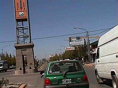 Reloj en el centro de Malargüe