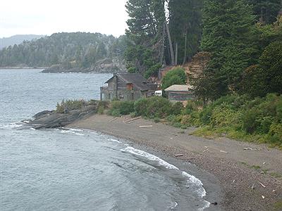 Costa en la Isla Victoria