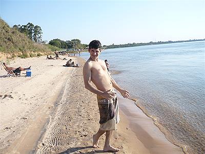 en las playas de Itu