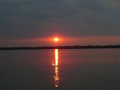 Atardecer en ituzaingó Ctes.