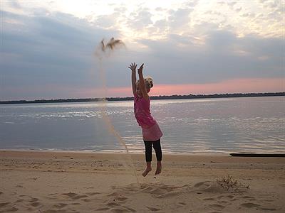 Atardecer en ituzaingó Ctes.
