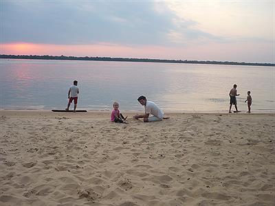 Atardecer en ituzaingó Ctes.