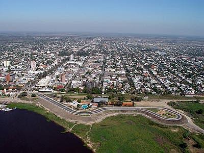 Foto aerea de la Costanera - Vuelta Fermosa
