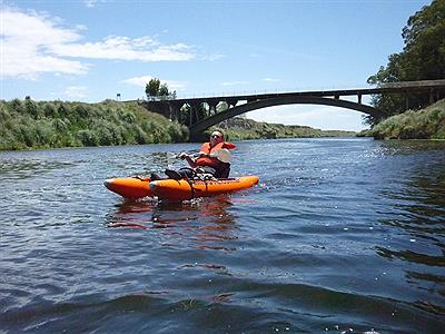 Amibote, kayak inflable mochila